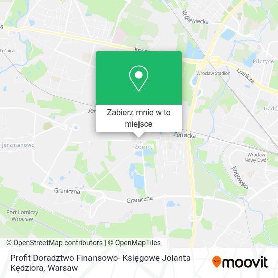 Mapa Profit Doradztwo Finansowo- Księgowe Jolanta Kędziora