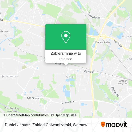 Mapa Dubiel Janusz. Zakład Galwanizerski