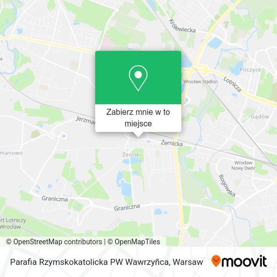 Mapa Parafia Rzymskokatolicka PW Wawrzyñca