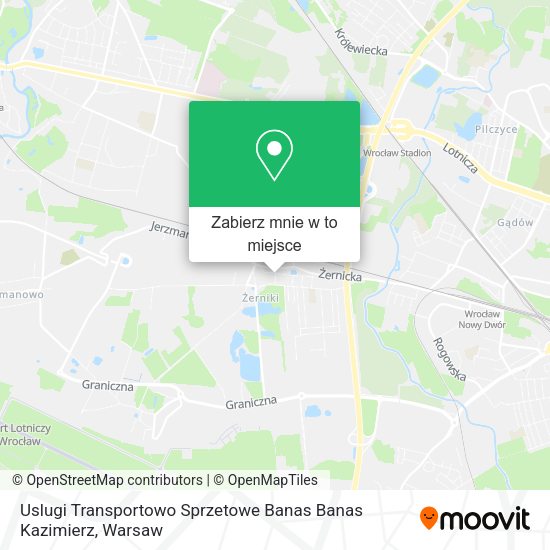 Mapa Uslugi Transportowo Sprzetowe Banas Banas Kazimierz