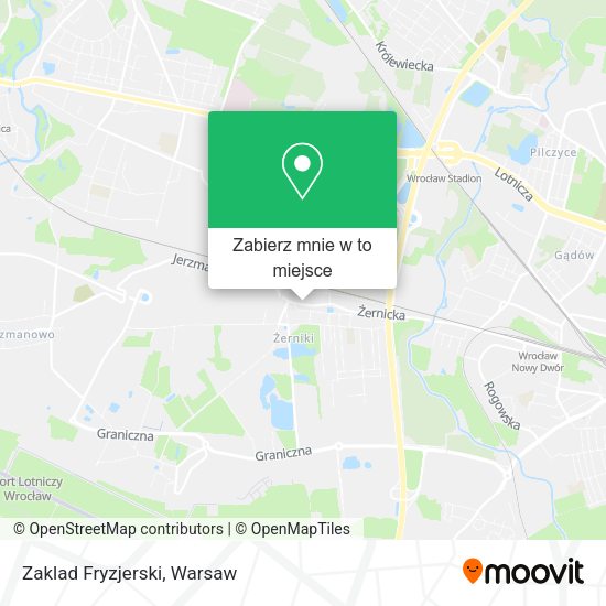 Mapa Zaklad Fryzjerski