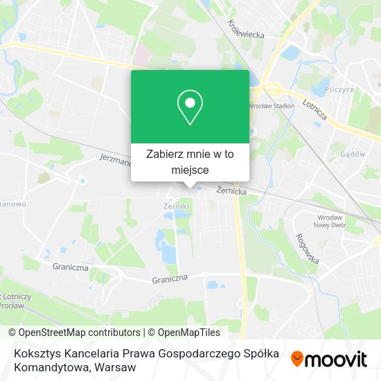 Mapa Koksztys Kancelaria Prawa Gospodarczego Spółka Komandytowa