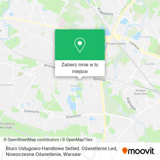 Mapa Biuro Usługowo-Handlowe Setled. Oświetlenie Led, Nowoczesne Oświetlenie