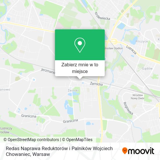 Mapa Redas Naprawa Reduktorów i Palników Wojciech Chowaniec