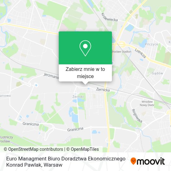 Mapa Euro Managment Biuro Doradztwa Ekonomicznego Konrad Pawlak