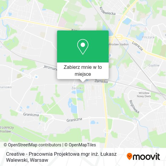 Mapa Creative - Pracownia Projektowa mgr inż. Łukasz Walewski