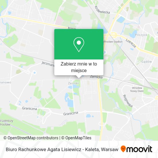 Mapa Biuro Rachunkowe Agata Lisiewicz - Kaleta