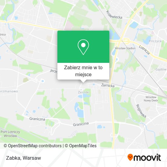 Mapa Zabka