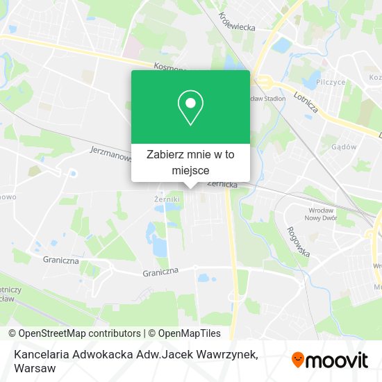 Mapa Kancelaria Adwokacka Adw.Jacek Wawrzynek