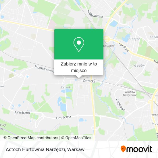 Mapa Astech Hurtownia Narzędzi