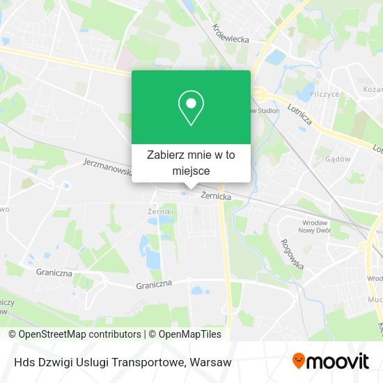 Mapa Hds Dzwigi Uslugi Transportowe