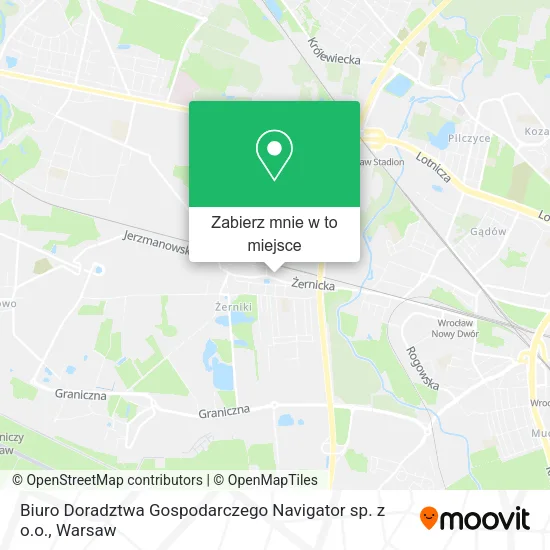 Mapa Biuro Doradztwa Gospodarczego Navigator sp. z o.o.