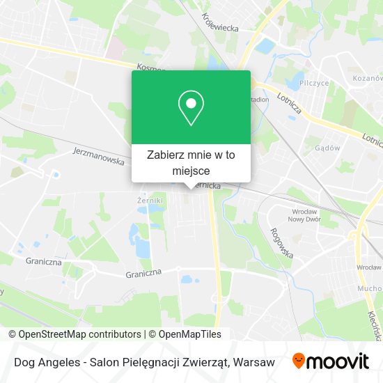 Mapa Dog Angeles - Salon Pielęgnacji Zwierząt