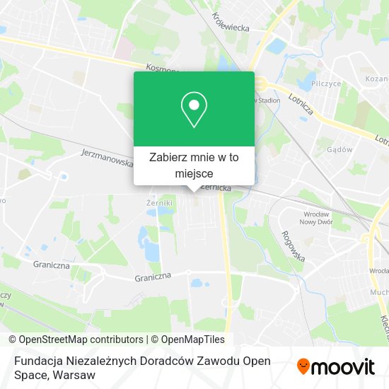 Mapa Fundacja Niezależnych Doradców Zawodu Open Space