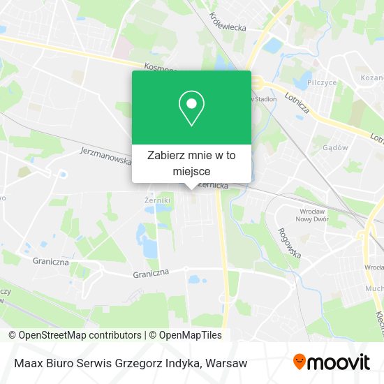 Mapa Maax Biuro Serwis Grzegorz Indyka