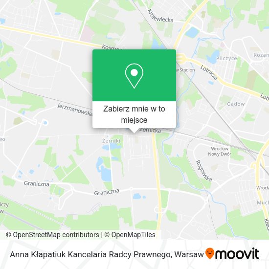 Mapa Anna Kłapatiuk Kancelaria Radcy Prawnego