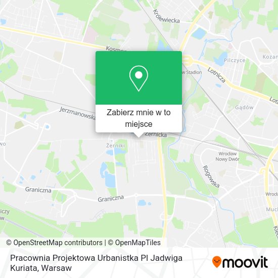 Mapa Pracownia Projektowa Urbanistka Pl Jadwiga Kuriata