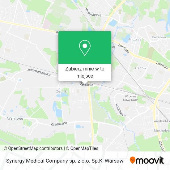 Mapa Synergy Medical Company sp. z o.o. Sp.K