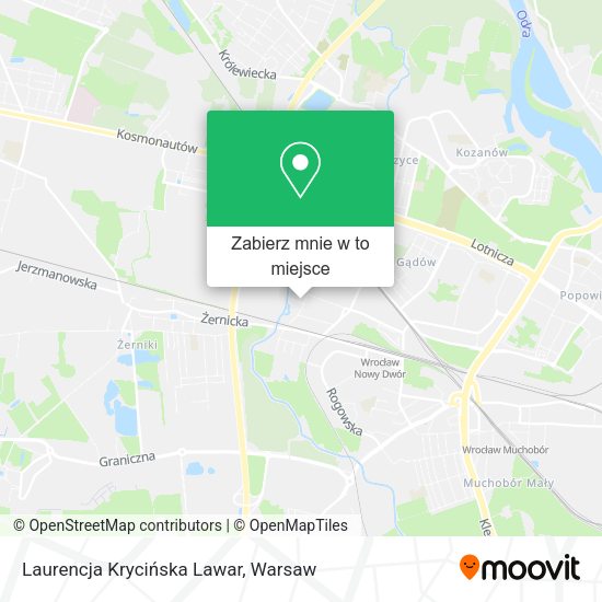 Mapa Laurencja Krycińska Lawar