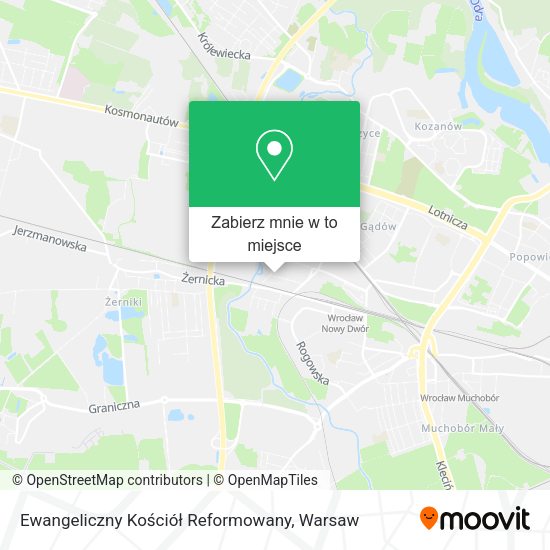 Mapa Ewangeliczny Kościół Reformowany