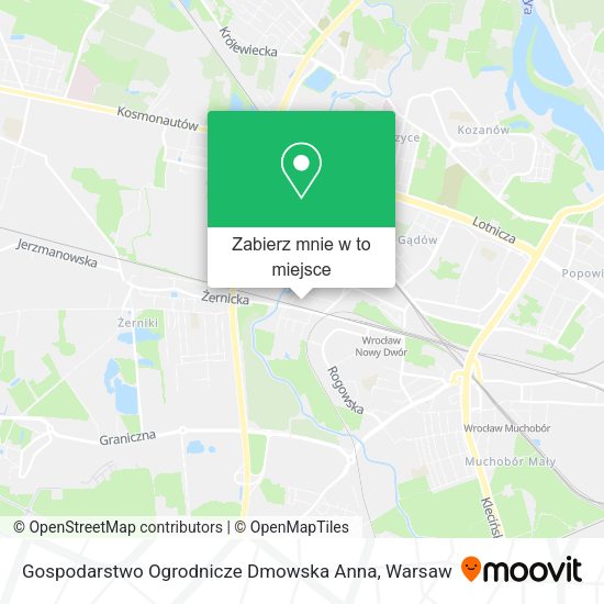 Mapa Gospodarstwo Ogrodnicze Dmowska Anna