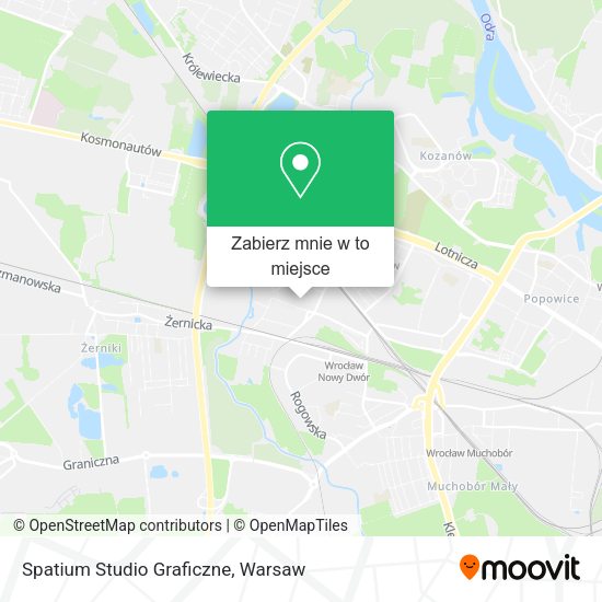 Mapa Spatium Studio Graficzne