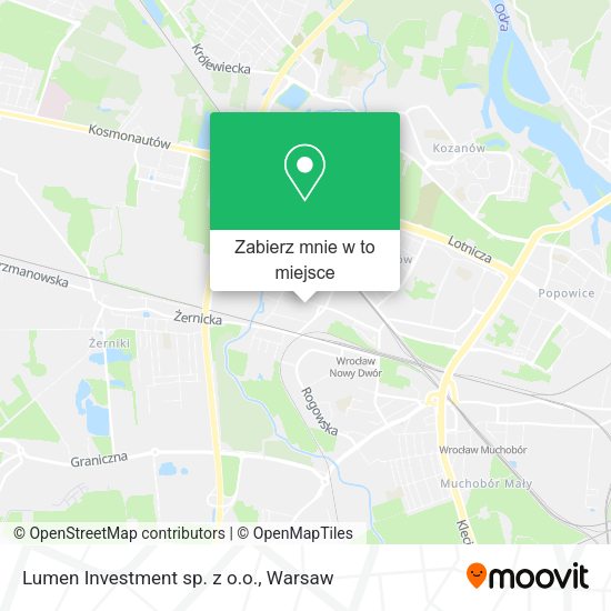 Mapa Lumen Investment sp. z o.o.