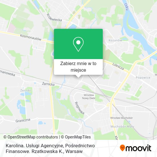 Mapa Karolina. Usługi Agencyjne, Pośrednictwo Finansowe. Rzatkowska K.