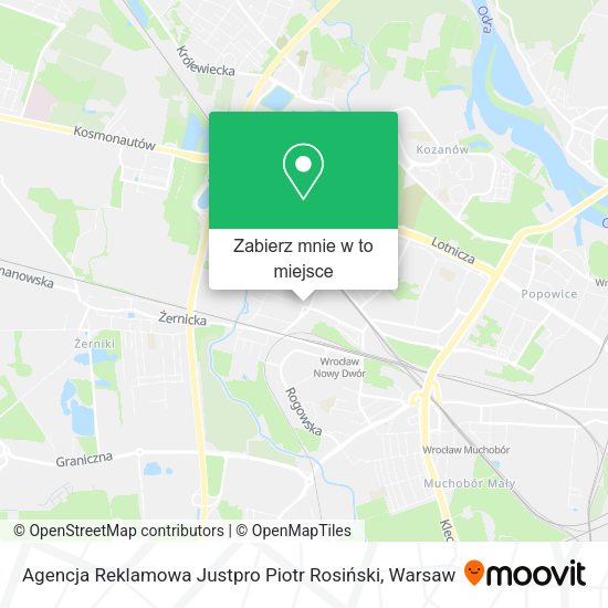 Mapa Agencja Reklamowa Justpro Piotr Rosiński