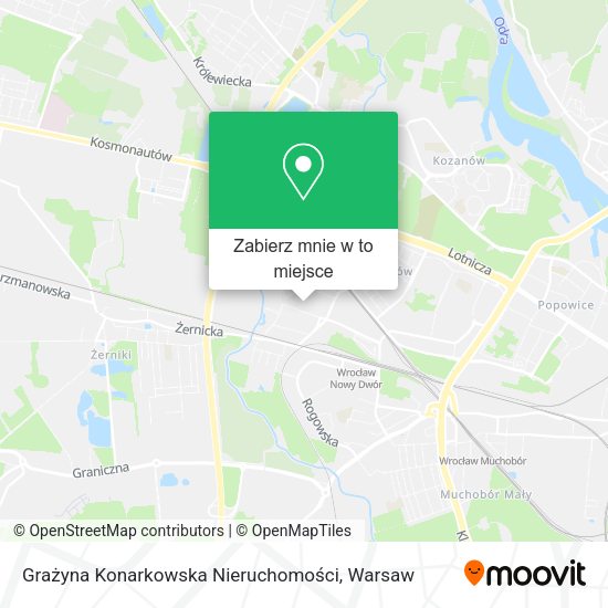 Mapa Grażyna Konarkowska Nieruchomości