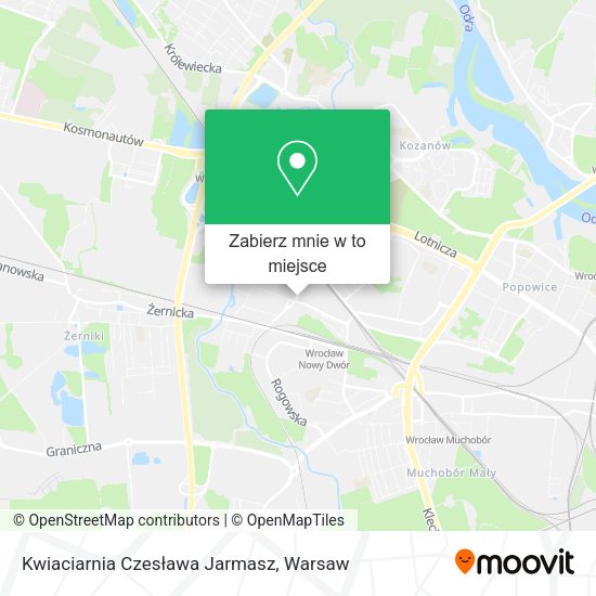 Mapa Kwiaciarnia Czesława Jarmasz