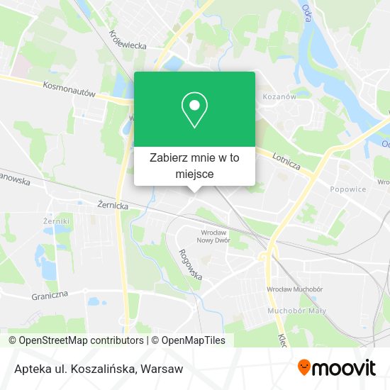 Mapa Apteka ul. Koszalińska