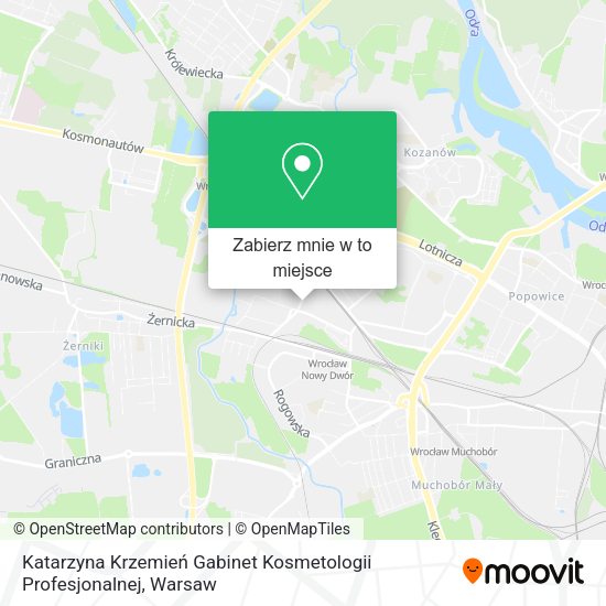 Mapa Katarzyna Krzemień Gabinet Kosmetologii Profesjonalnej