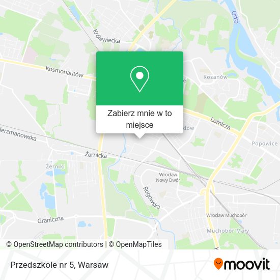 Mapa Przedszkole nr 5