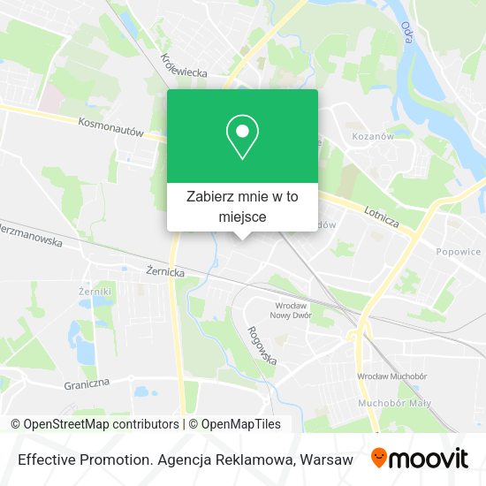 Mapa Effective Promotion. Agencja Reklamowa