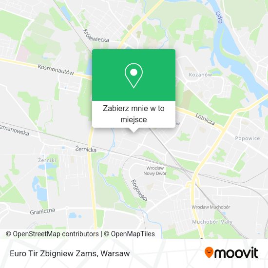 Mapa Euro Tir Zbigniew Zams