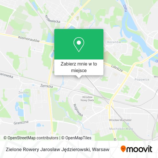 Mapa Zielone Rowery Jarosław Jędzierowski