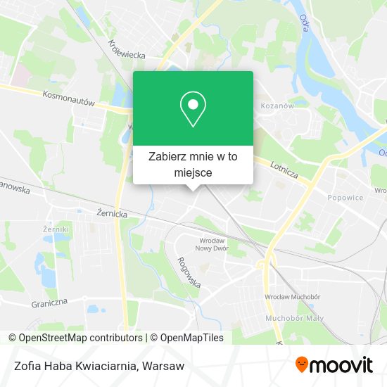 Mapa Zofia Haba Kwiaciarnia