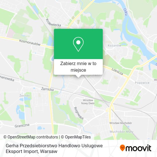 Mapa Gerha Przedsiebiorstwo Handlowo Uslugowe Eksport Import