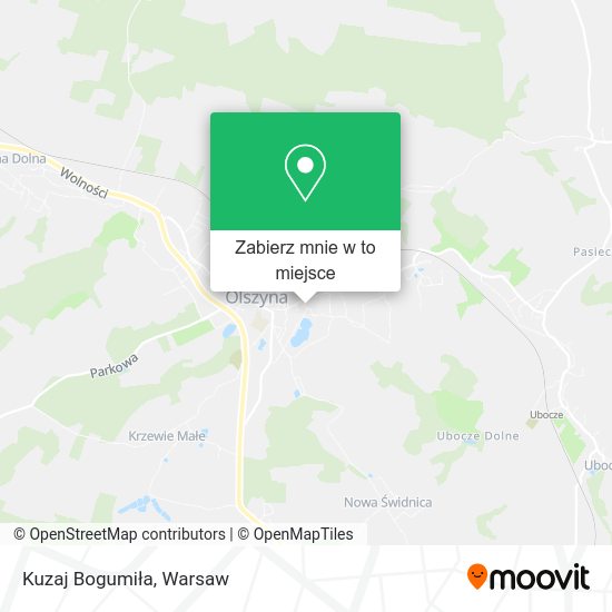 Mapa Kuzaj Bogumiła