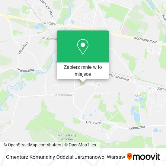 Mapa Cmentarz Komunalny Oddział Jerzmanowo