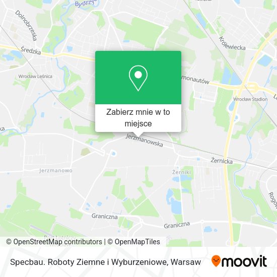 Mapa Specbau. Roboty Ziemne i Wyburzeniowe