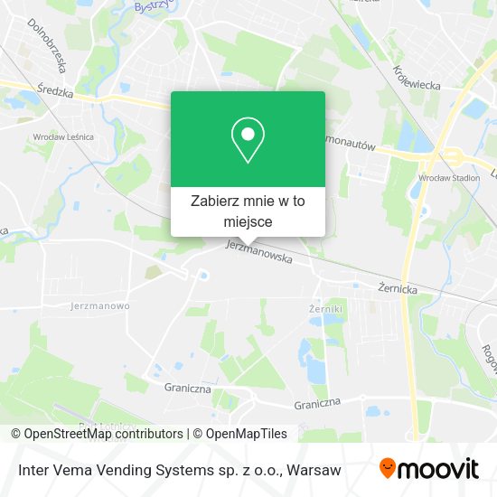 Mapa Inter Vema Vending Systems sp. z o.o.