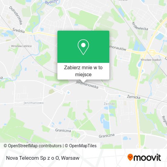 Mapa Nova Telecom Sp z o O