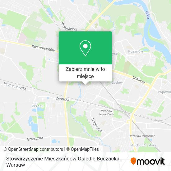 Mapa Stowarzyszenie Mieszkańców Osiedle Buczacka