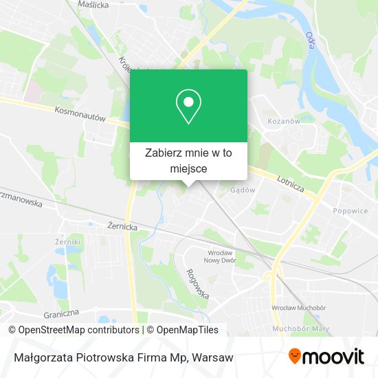 Mapa Małgorzata Piotrowska Firma Mp