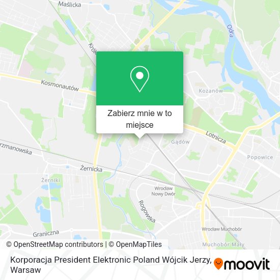 Mapa Korporacja President Elektronic Poland Wójcik Jerzy