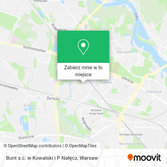 Mapa Bunt s.c. w Kowalski i P Nałęcz