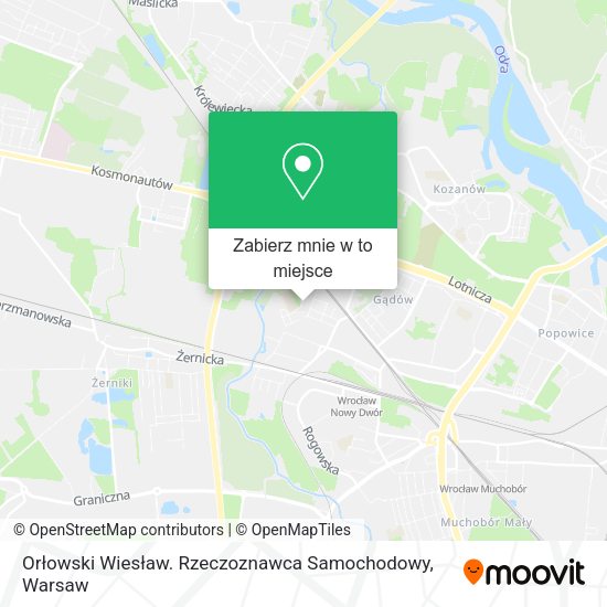 Mapa Orłowski Wiesław. Rzeczoznawca Samochodowy