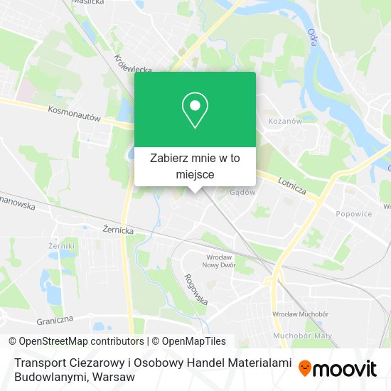 Mapa Transport Ciezarowy i Osobowy Handel Materialami Budowlanymi